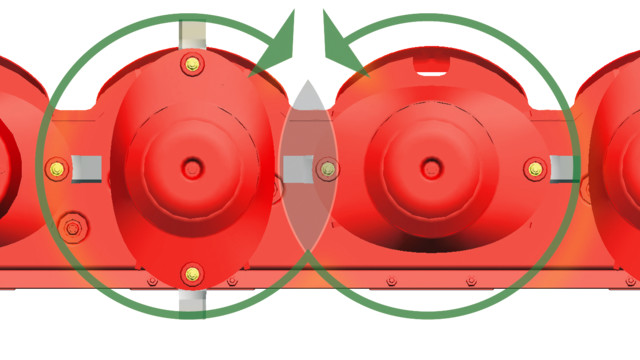 Optimum crop flow